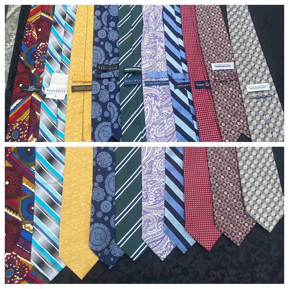 Lot of 10 Mens various silk Ties Ref# 2055